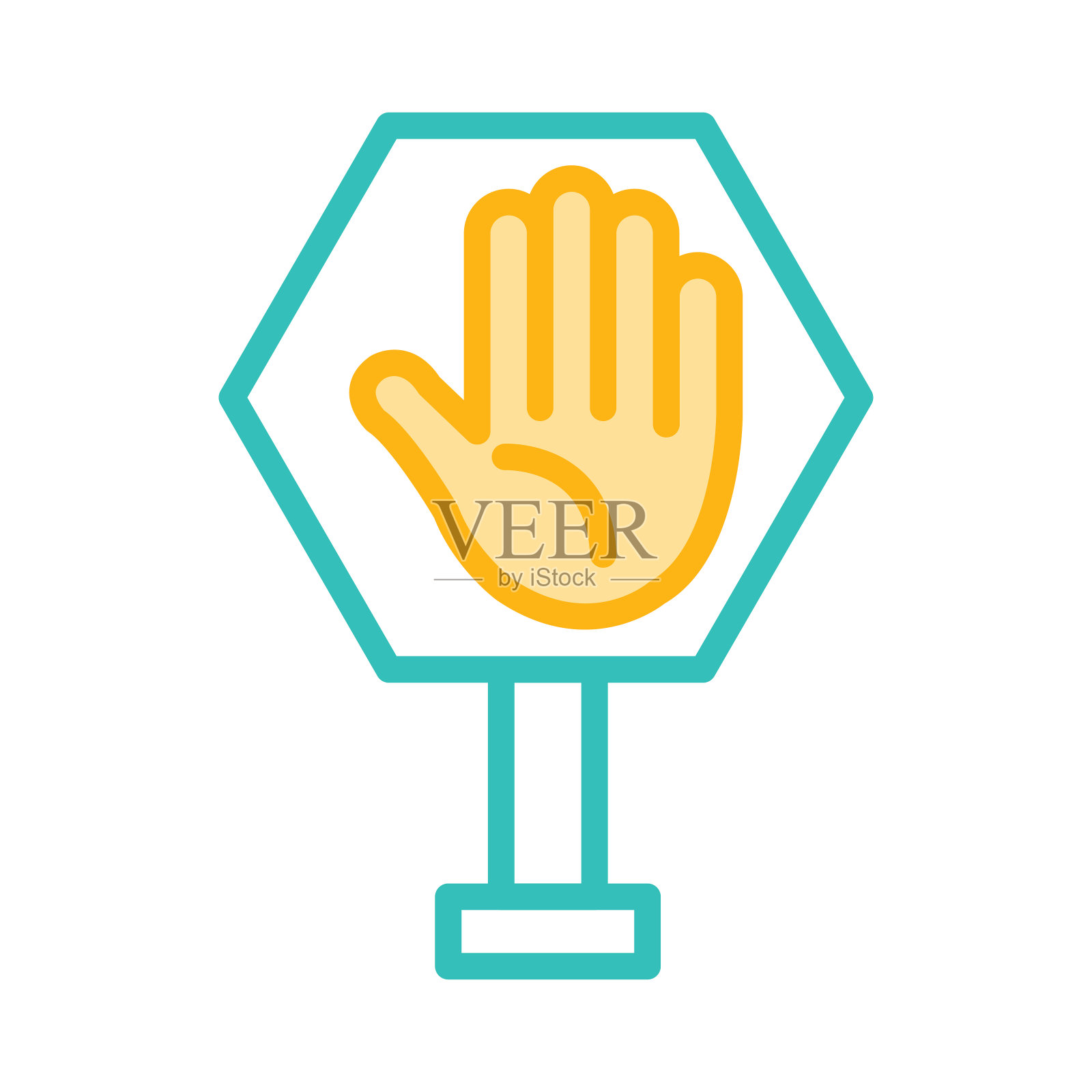 限位装置标志插画图片素材