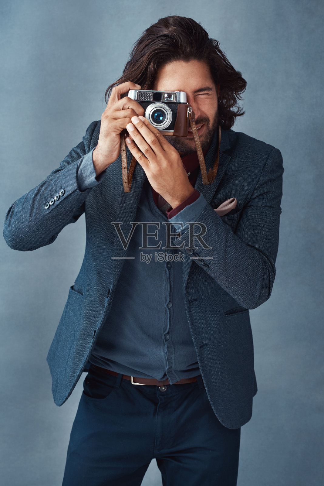 我不能不给你拍张照就放你走照片摄影图片