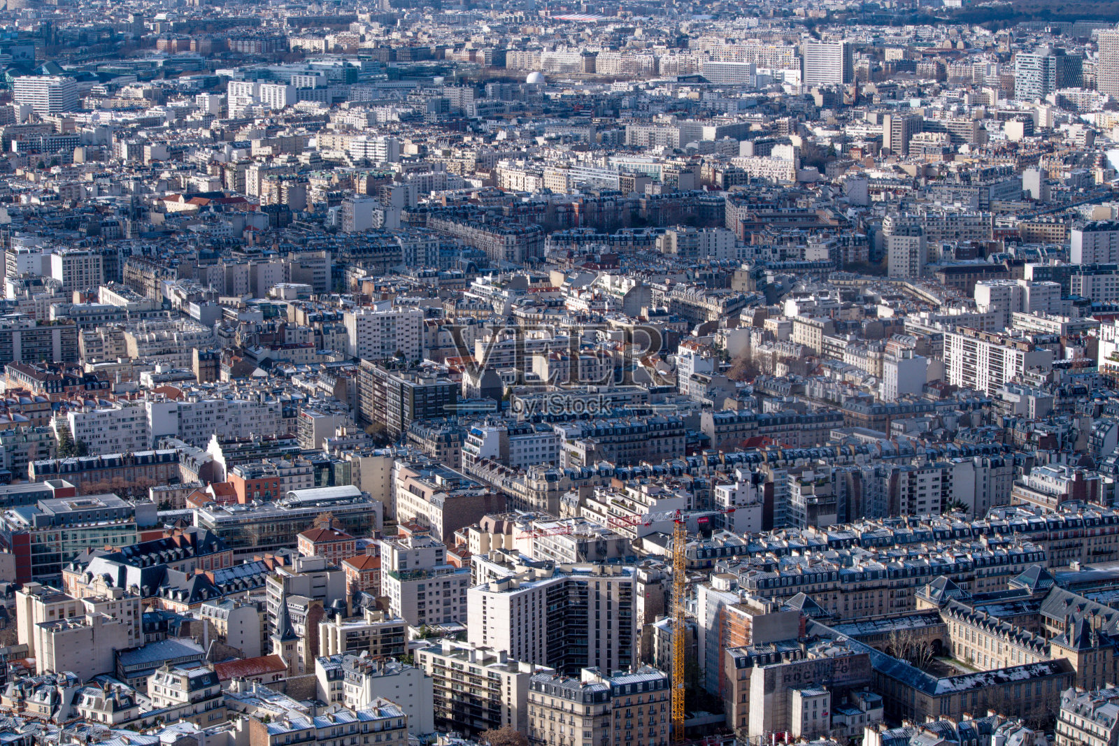 冬天的巴黎一览无余照片摄影图片