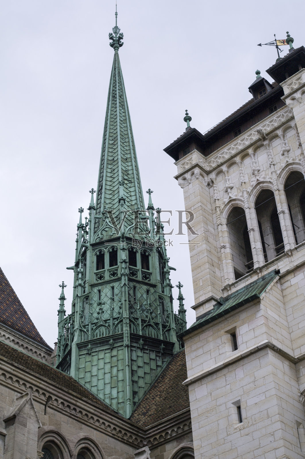 瑞士日内瓦圣彼得大教堂照片摄影图片