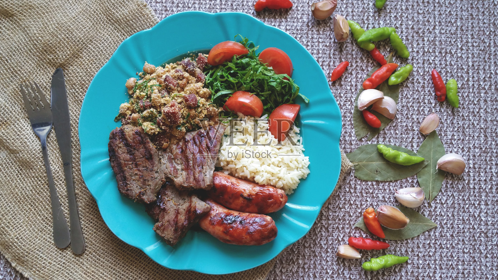 巴西菜-烧烤照片摄影图片