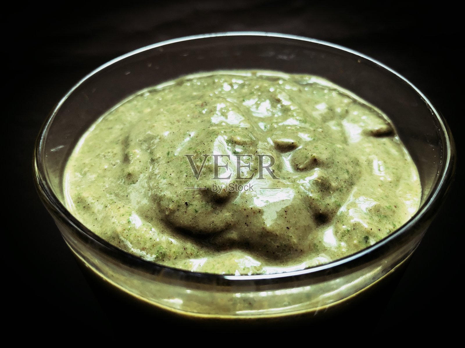 新鲜大麻素蛋白冰沙照片摄影图片