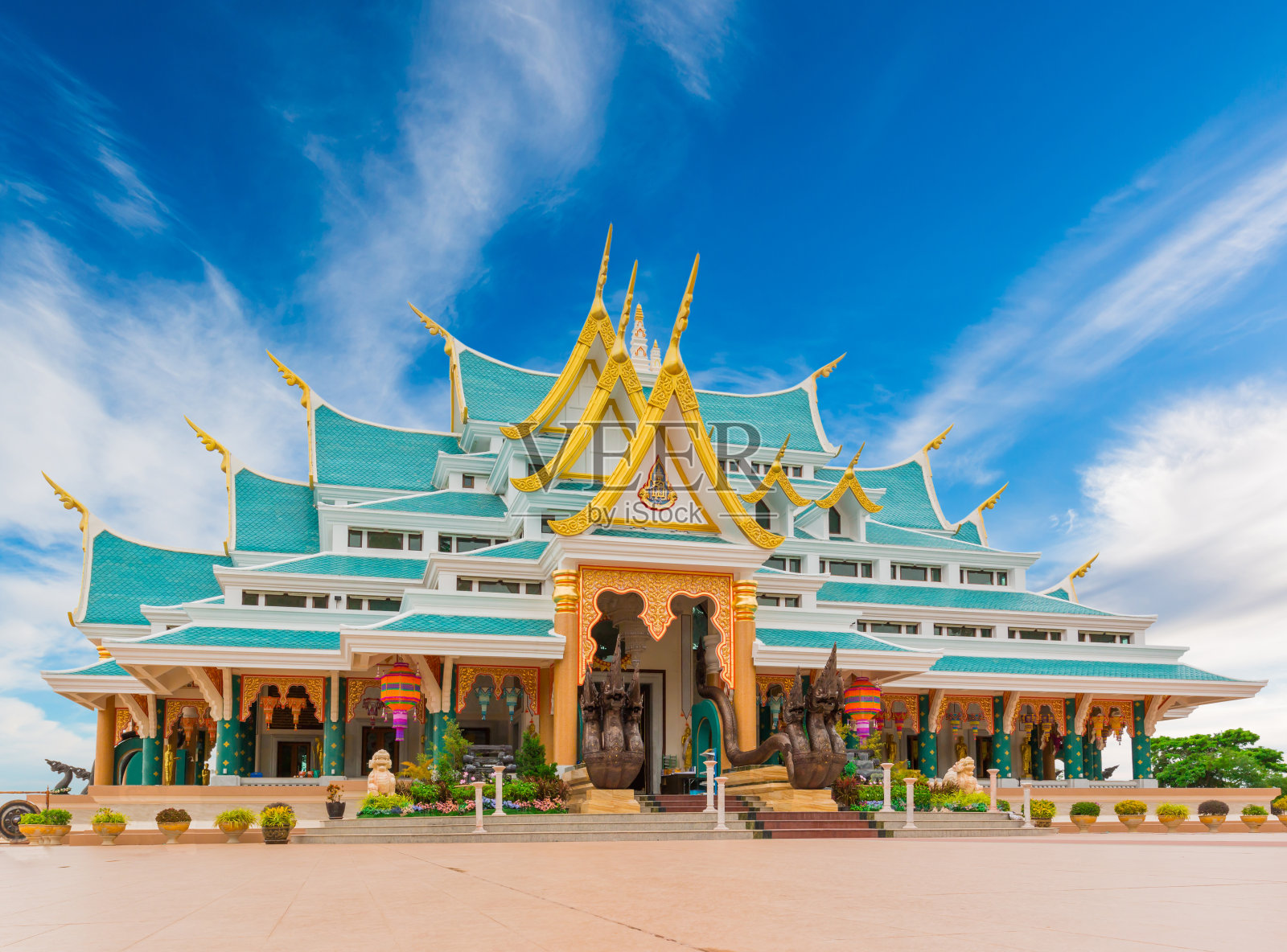 泰国乌东他尼的佛教寺庙照片摄影图片