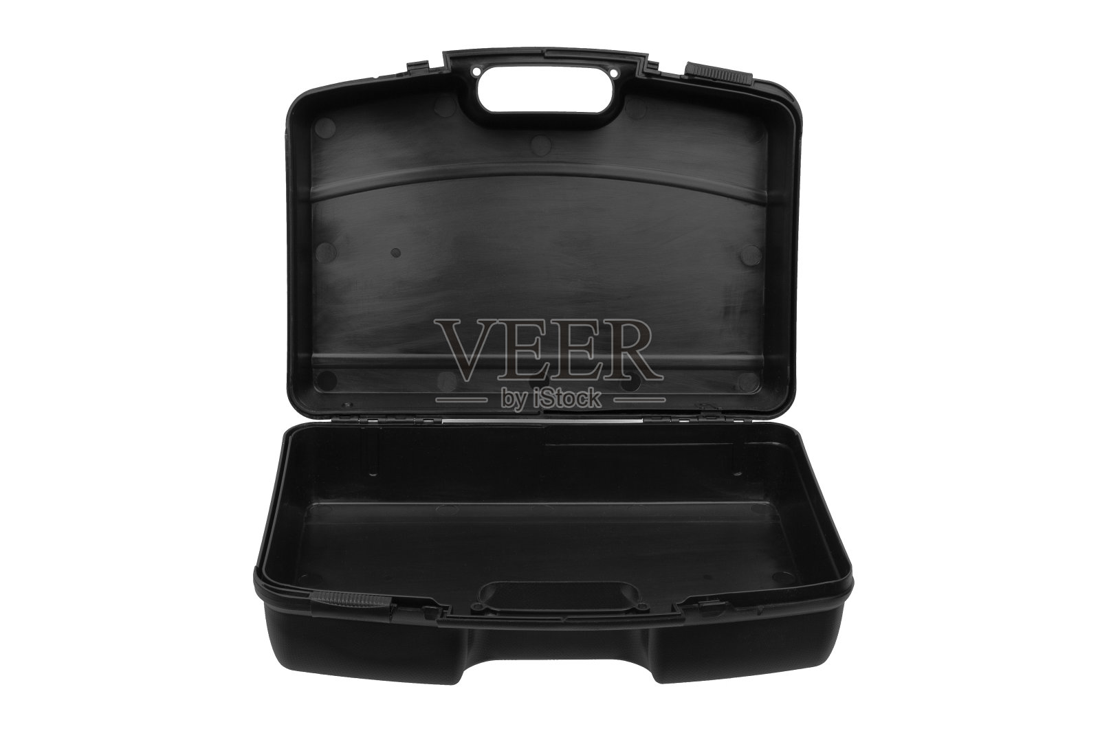 枪盒被隔离在白色的背面照片摄影图片