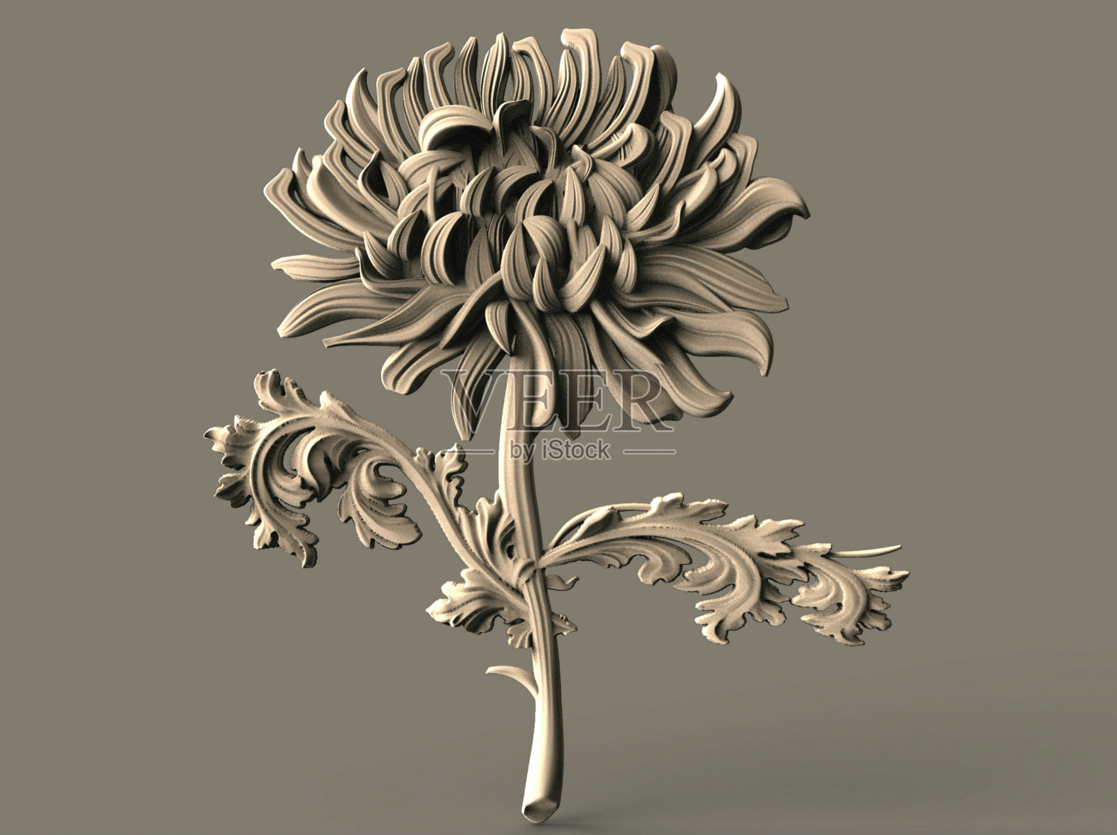 复古艺术摄影，想象空间，企业形象3d模型。照片摄影图片