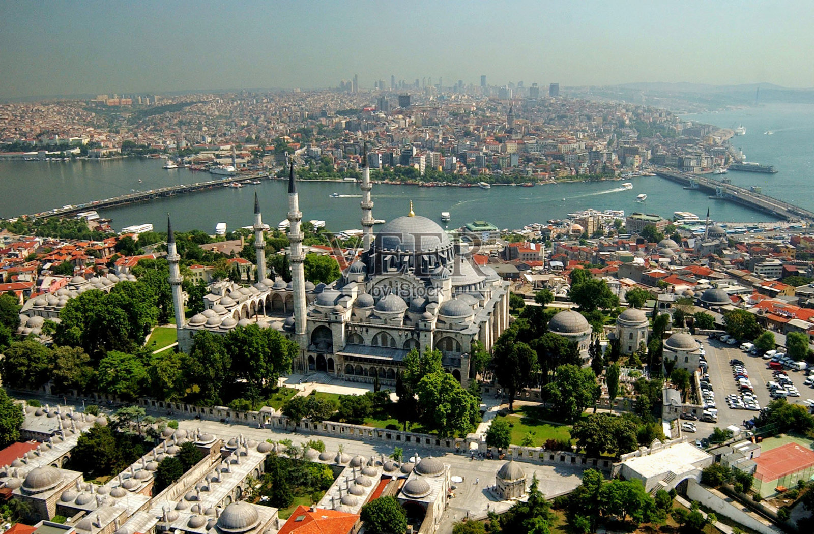 苏莱曼尼耶清真寺照片摄影图片