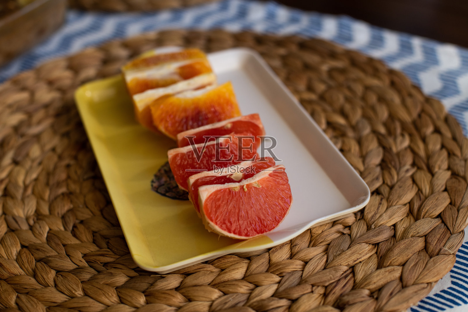 切片红血橙照片摄影图片