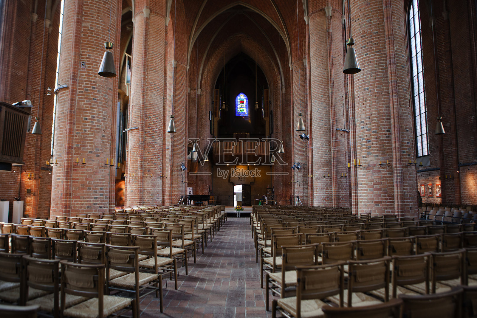 德国汉诺威的路德教会Marktkirche内部照片摄影图片