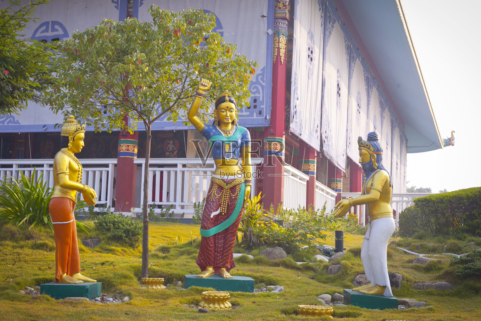 尼泊尔蓝毗尼佛的生活场景照片摄影图片