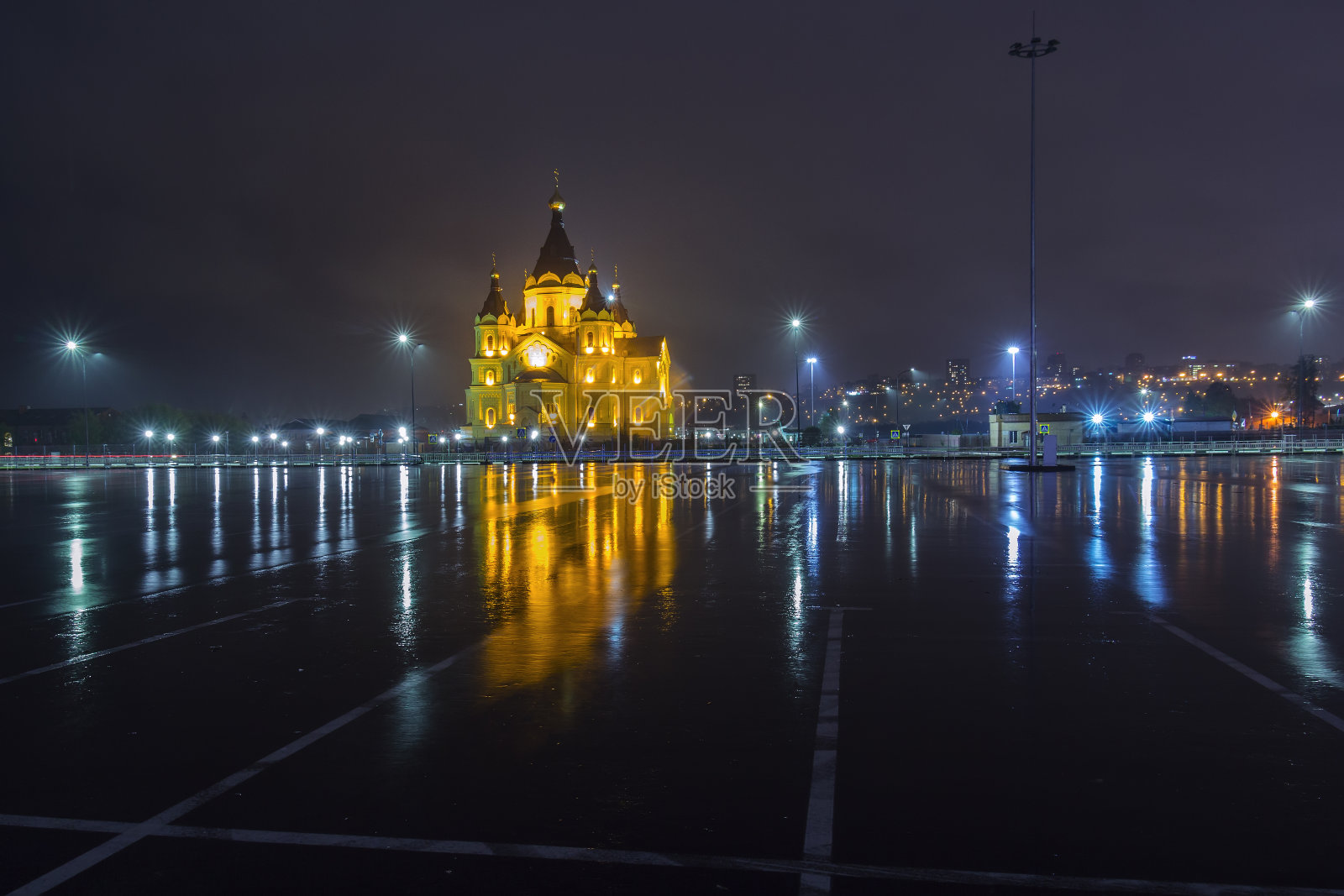 亚历山大涅夫斯基大教堂，下诺夫哥罗德，俄罗斯照片摄影图片