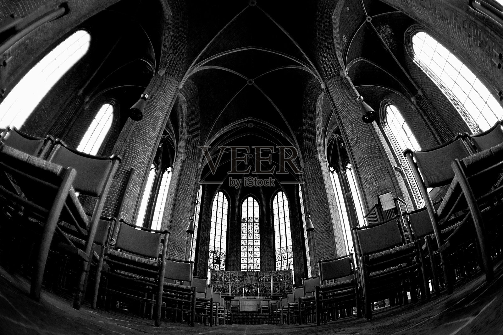 德国汉诺威的路德教会Marktkirche内部照片摄影图片