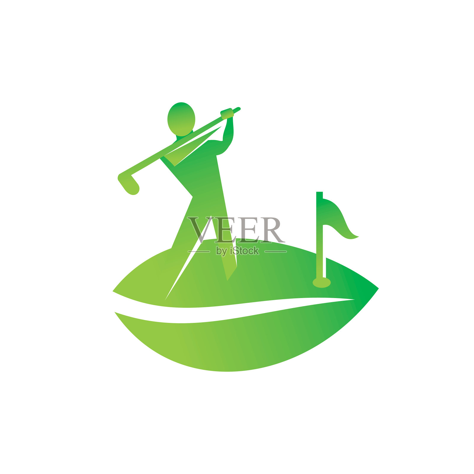 叶片设计矢量模板插画图片素材