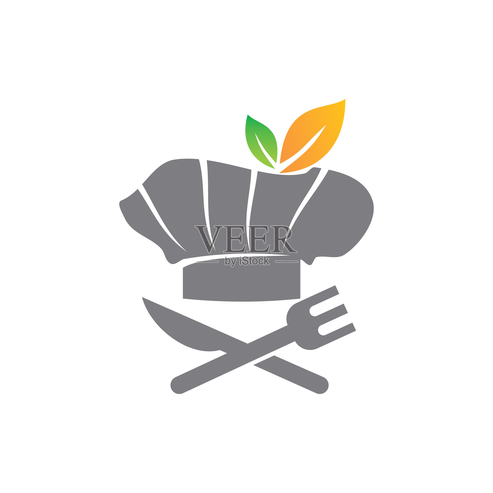 叶片设计矢量模板插画图片素材