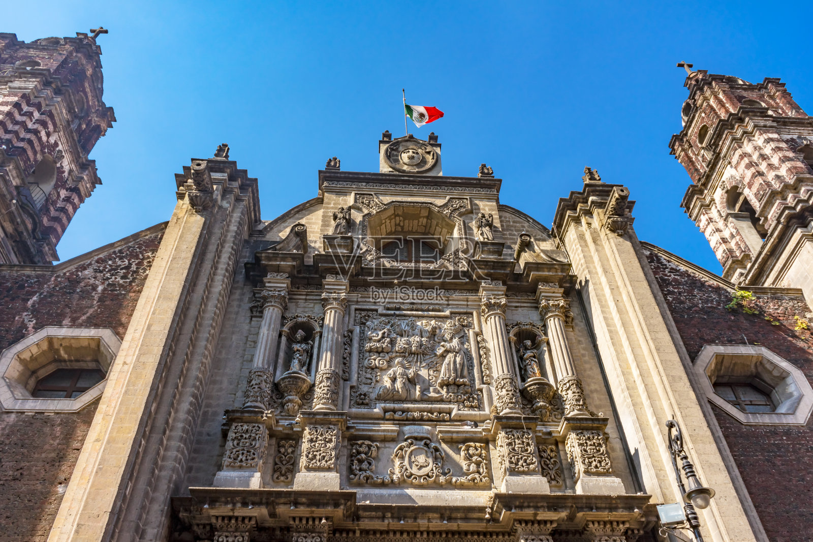 圣堂多洛圣费利佩尼里教堂墨西哥城照片摄影图片