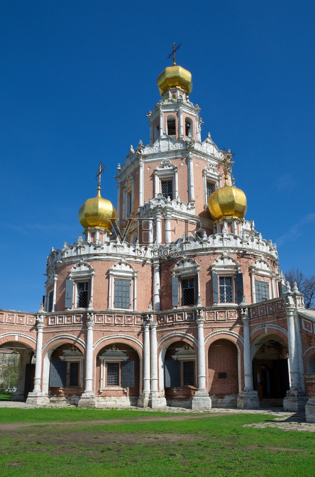 圣母玛利亚代祷教会，莫斯科，俄罗斯照片摄影图片