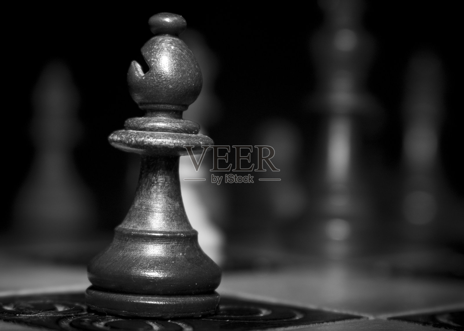 在棋盘上拍摄的象棋照片摄影图片