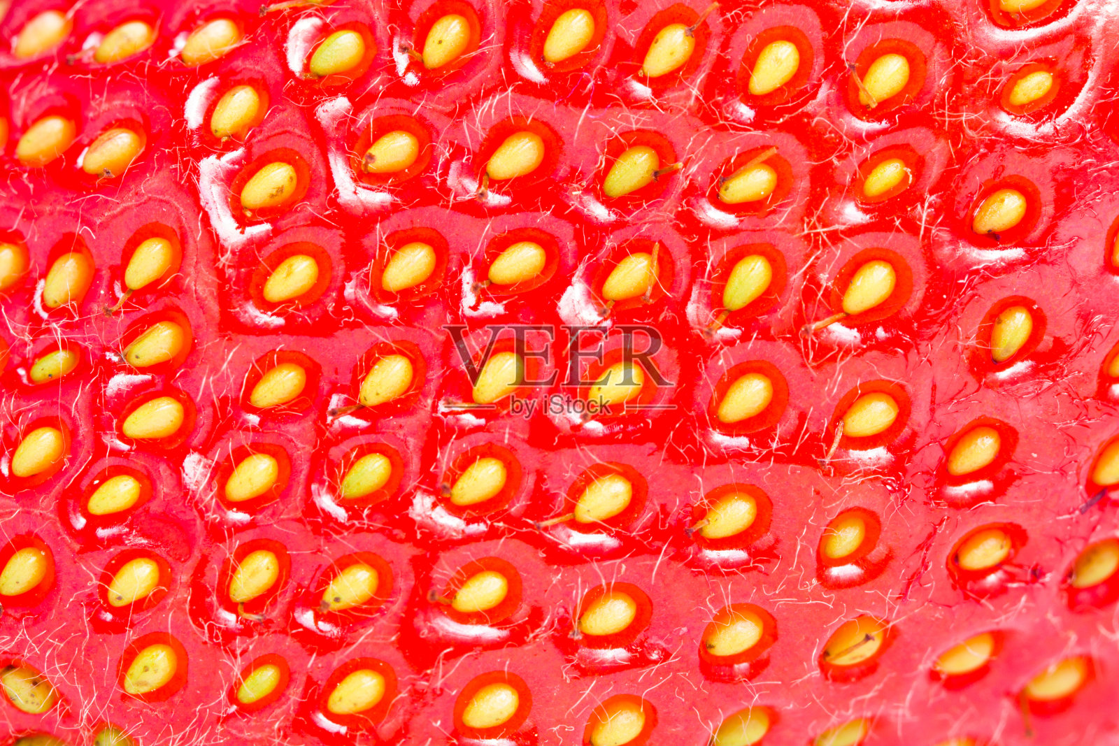 微距照片的草莓纹理照片摄影图片