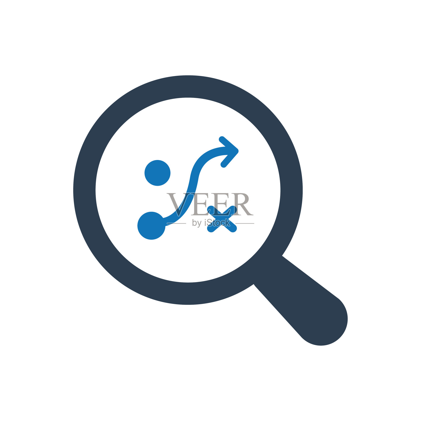 统计信息搜索图标插画图片素材