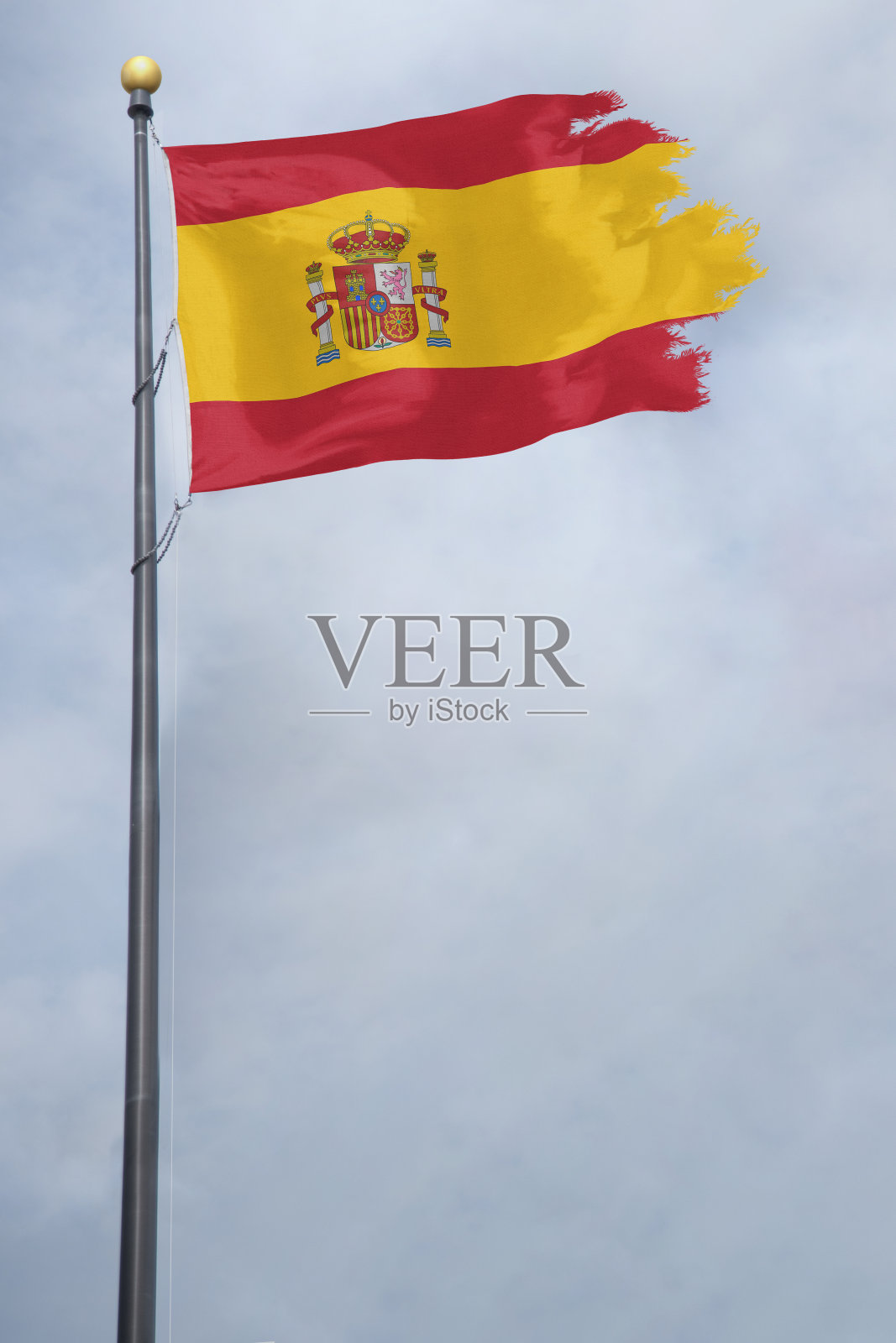 西班牙国旗照片摄影图片