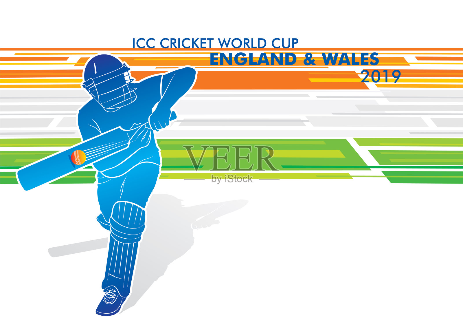 板球运动员海报设计插画图片素材