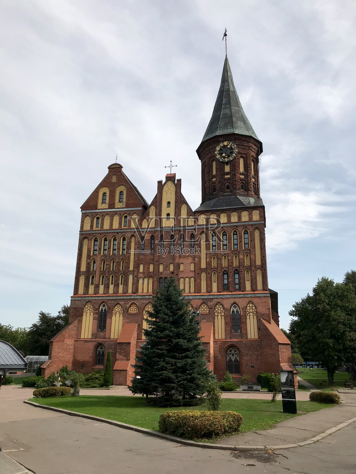 一座中世纪的大教堂——俄罗斯加里宁格勒照片摄影图片