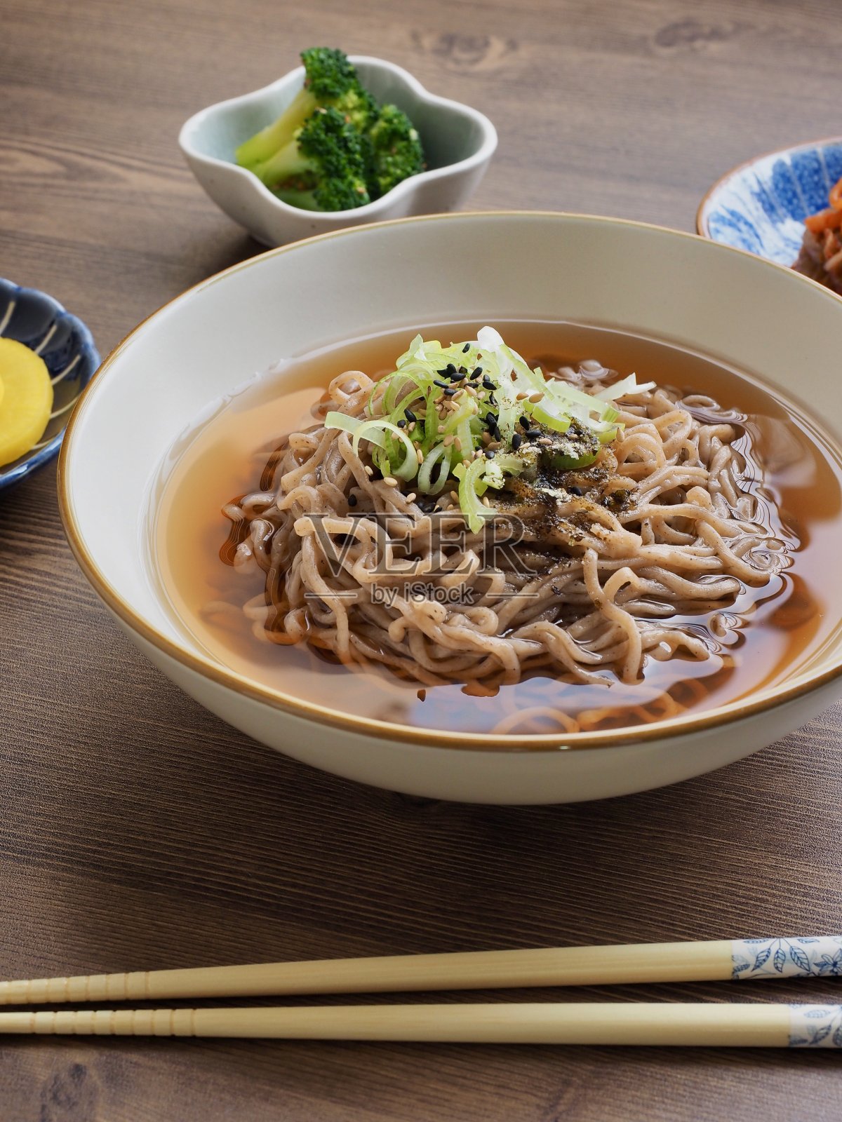 亚洲食物荞麦面照片摄影图片