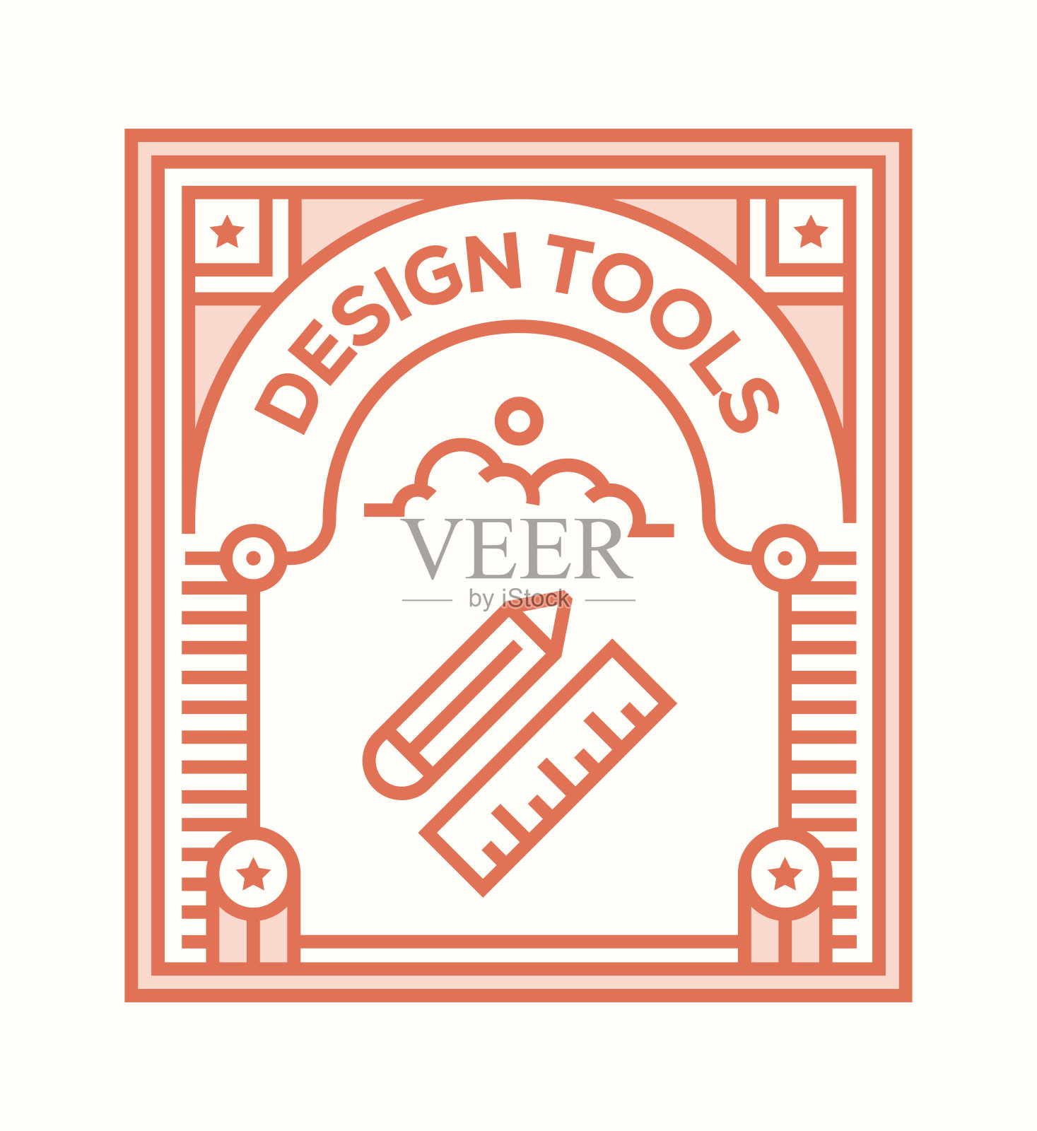 设计工具图标概念插画图片素材