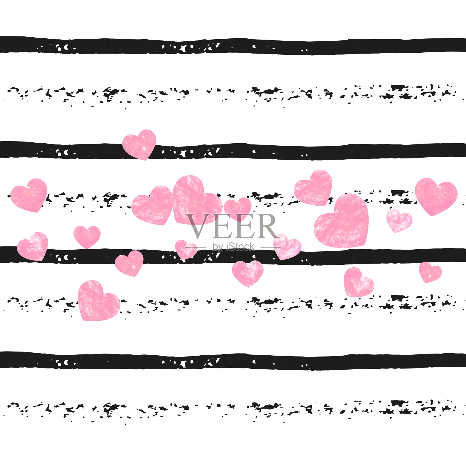 金光闪闪的五彩纸屑，点缀着点点插画图片素材