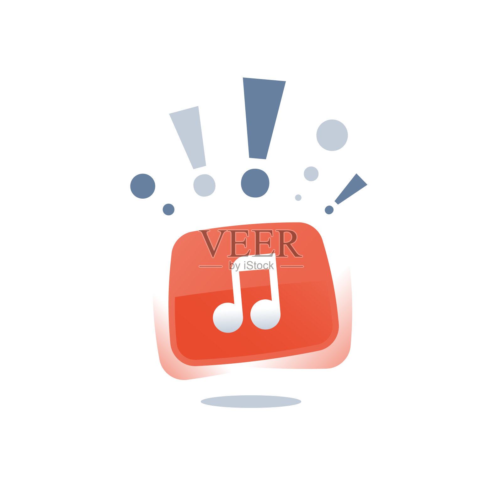 新歌、音乐应用、活动公告、录音棚插画图片素材