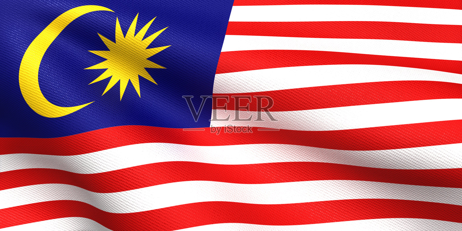 马来西亚国旗照片摄影图片