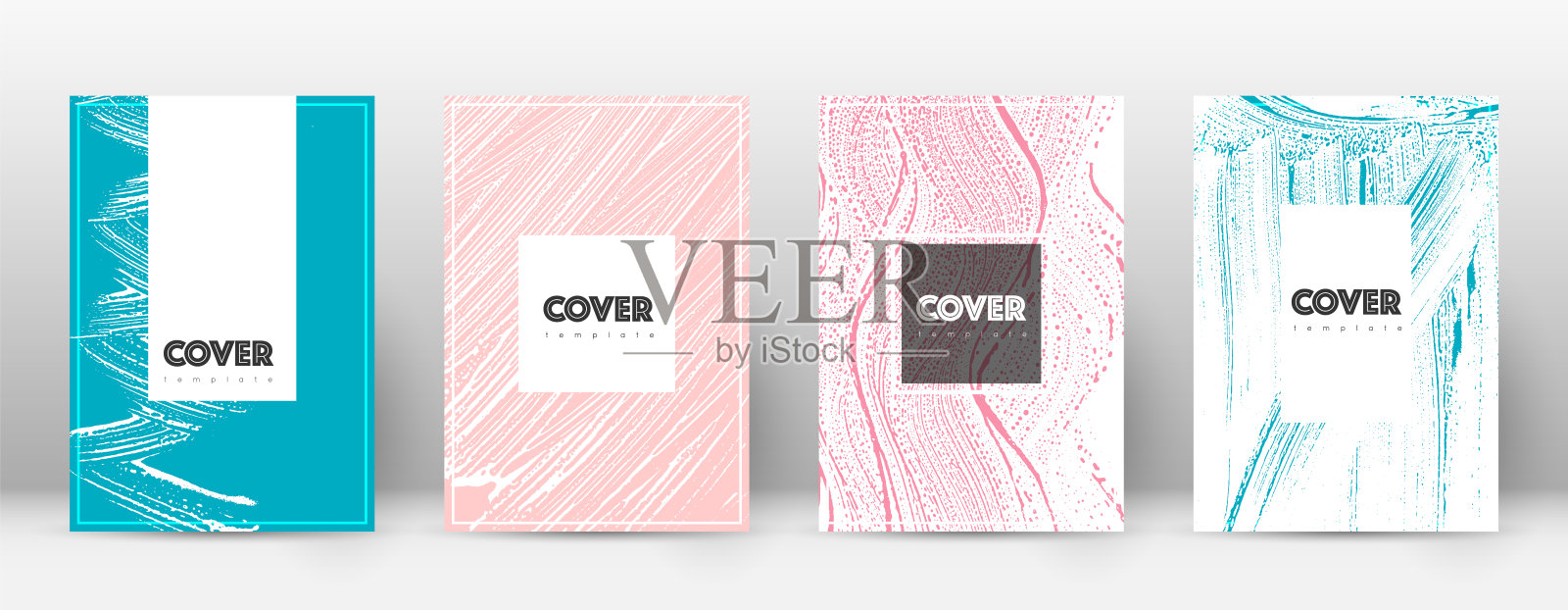 封面页设计模板。潮人小册子layou设计模板素材