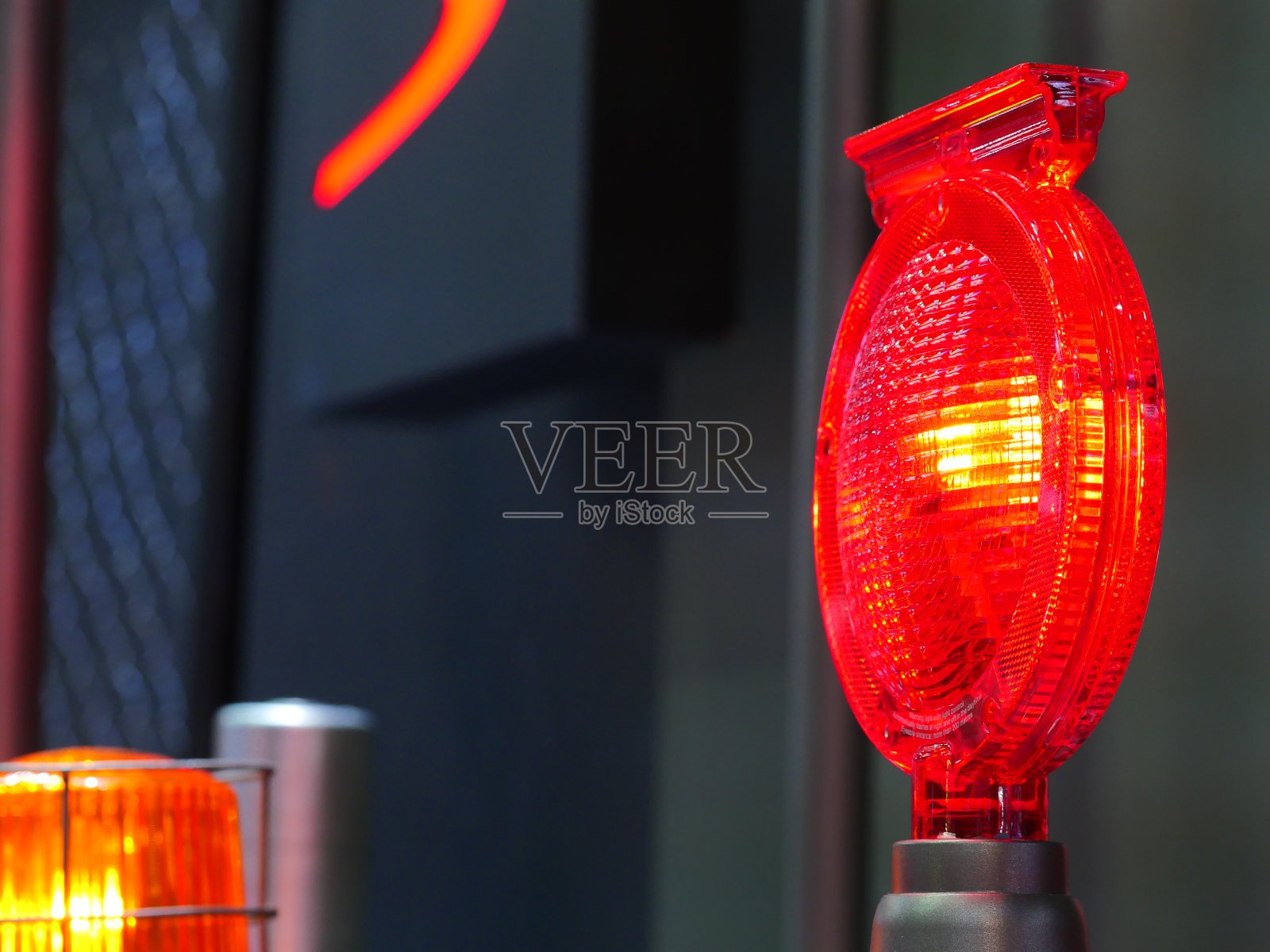 漂亮的橙色警报照片摄影图片