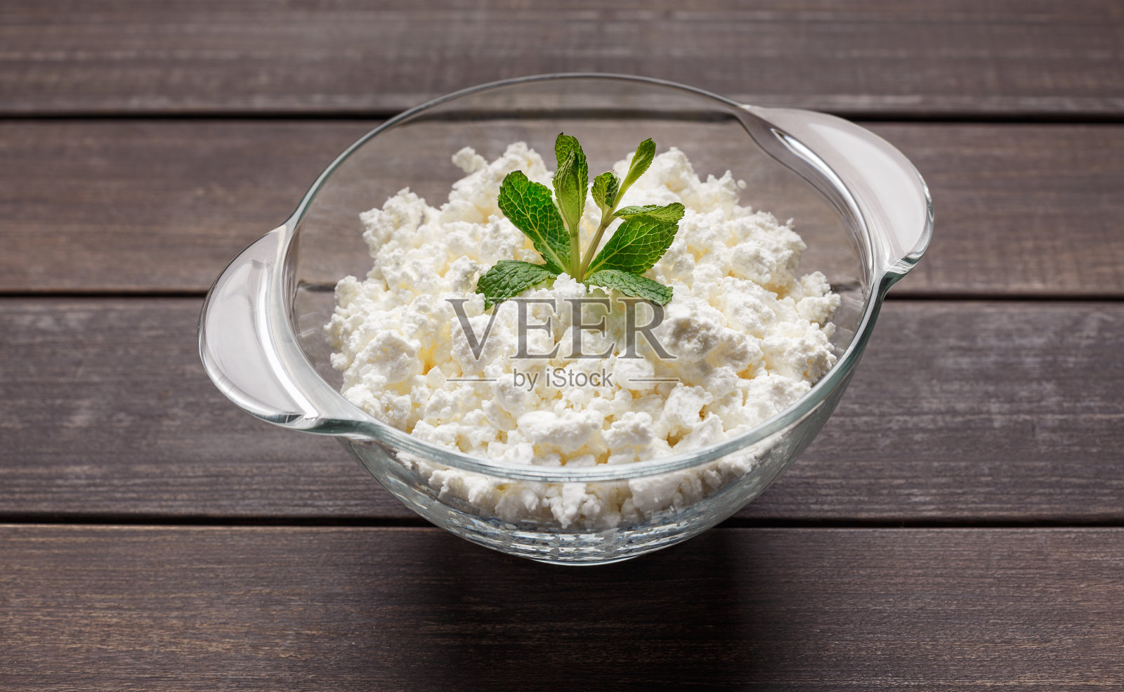 一碗白干酪照片摄影图片