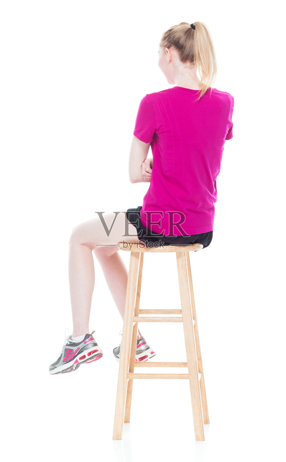 美丽的女性在运动服装-照片摄影图片