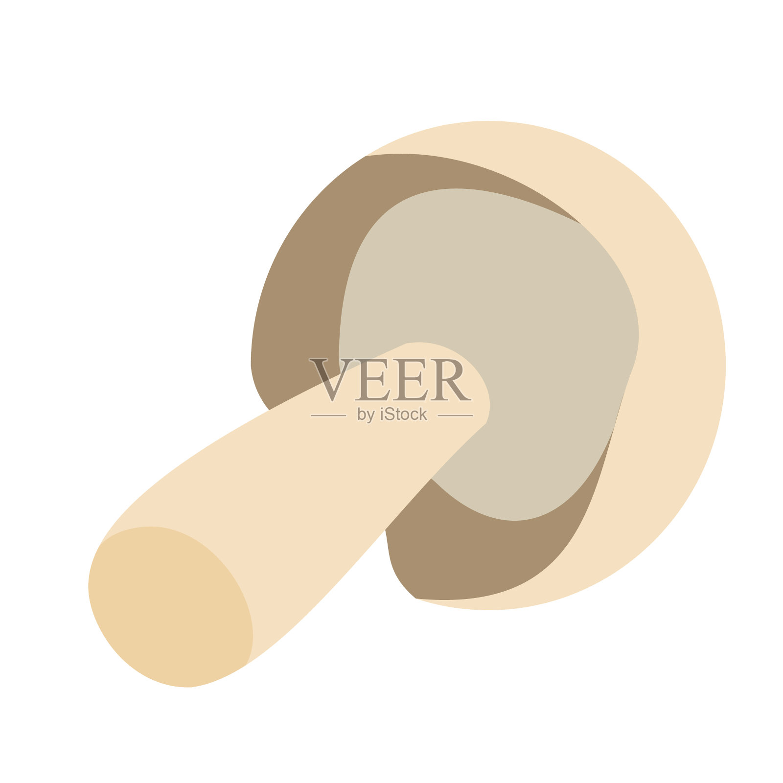 森林蘑菇平面简单的插图设计元素图片