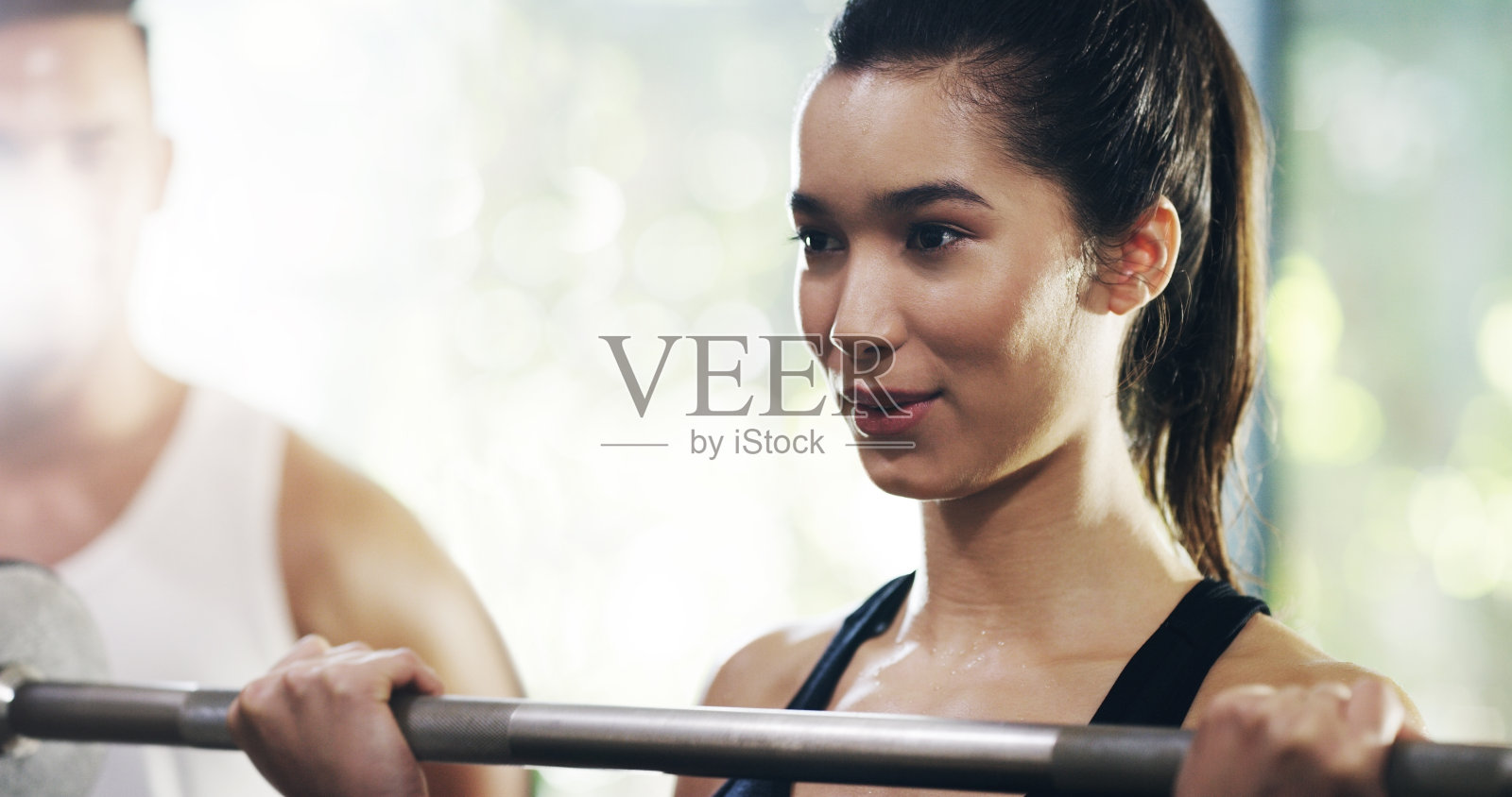 不健康在她的词汇中不存在照片摄影图片