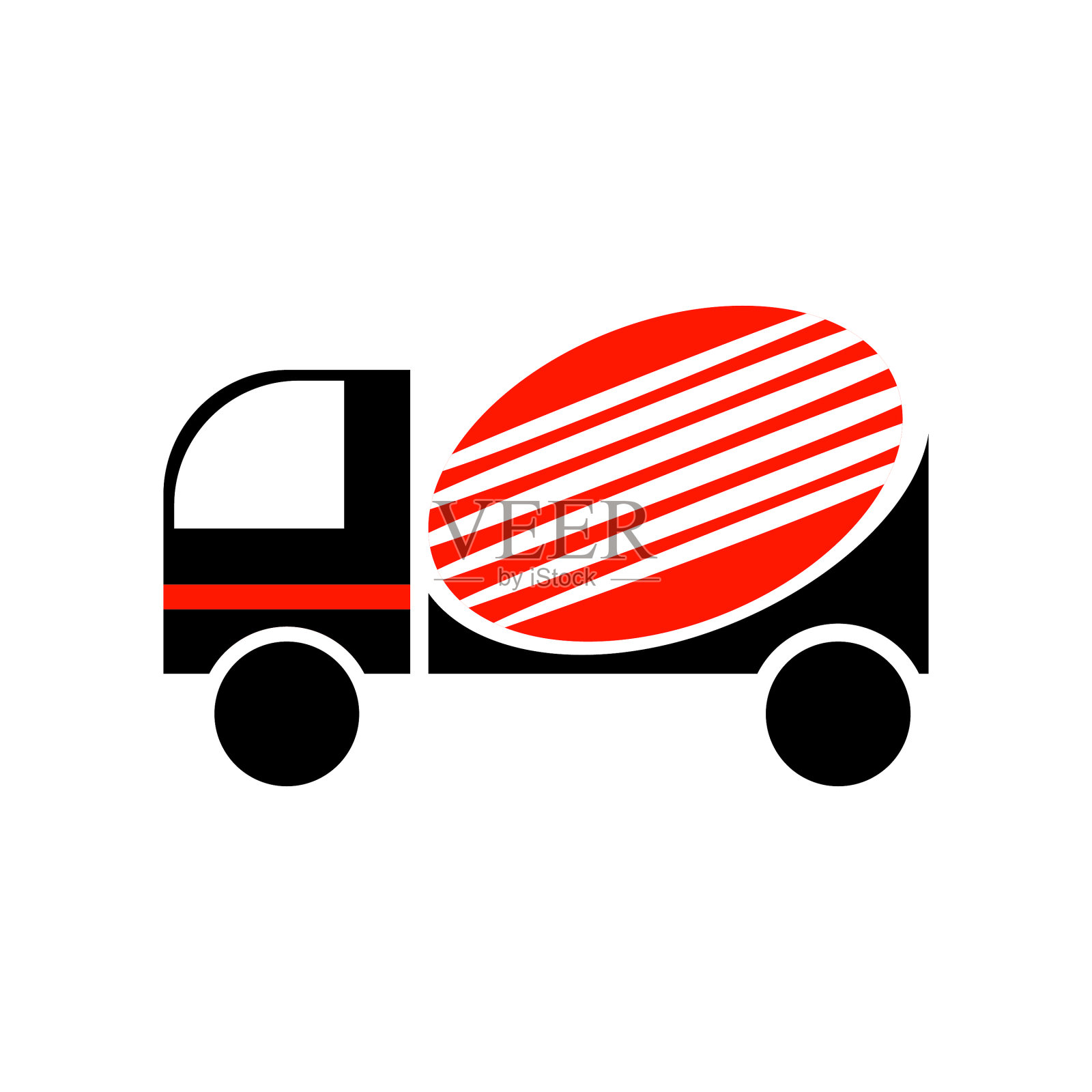 水泥搅拌机插画图片素材