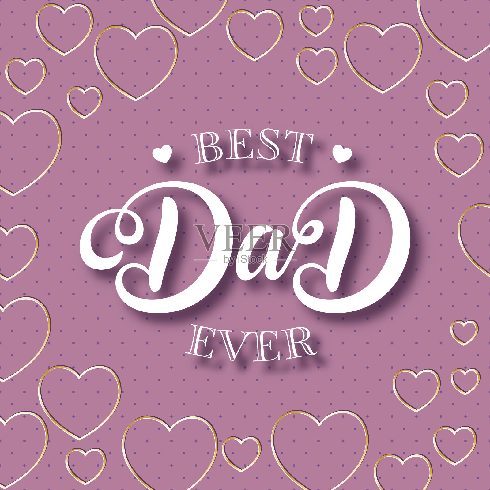 父亲节卡片插画图片素材