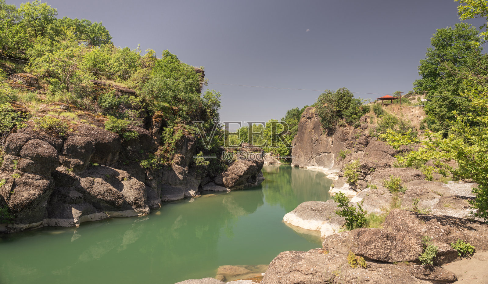 希腊的Venetikos河峡谷照片摄影图片