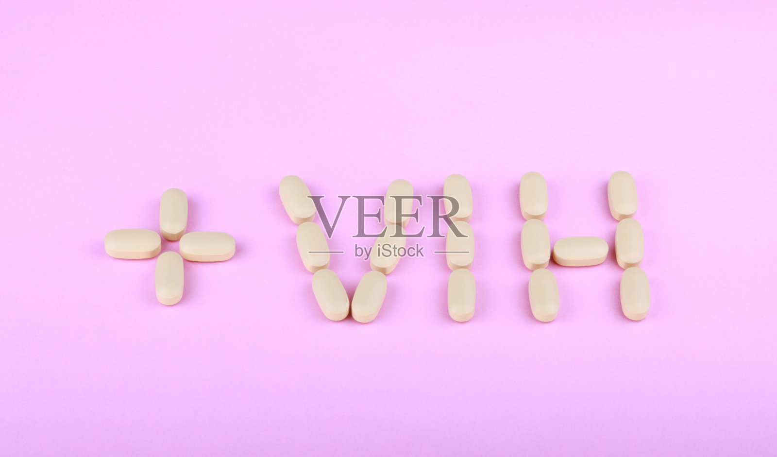 粉色背景的依非韦伦照片摄影图片