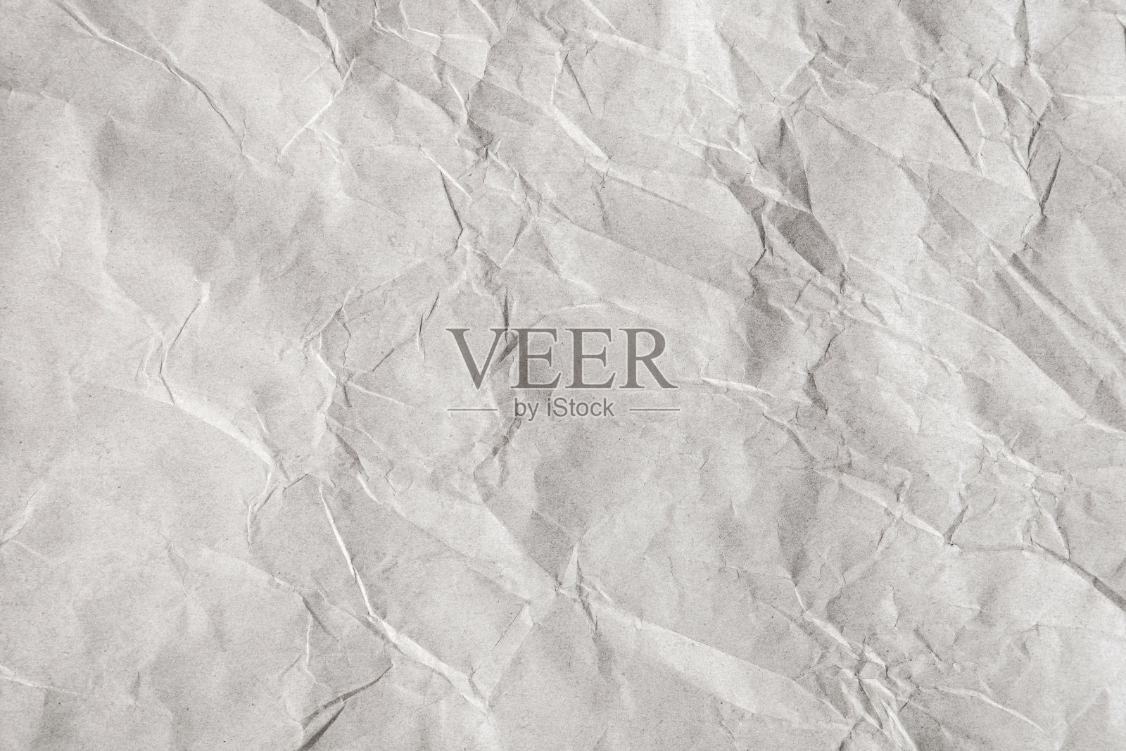 皱巴巴的灰色牛皮纸照片摄影图片