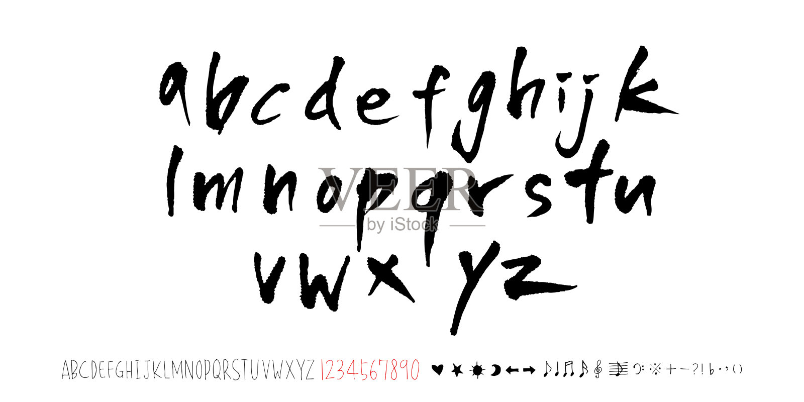 矢量字体插画图片素材