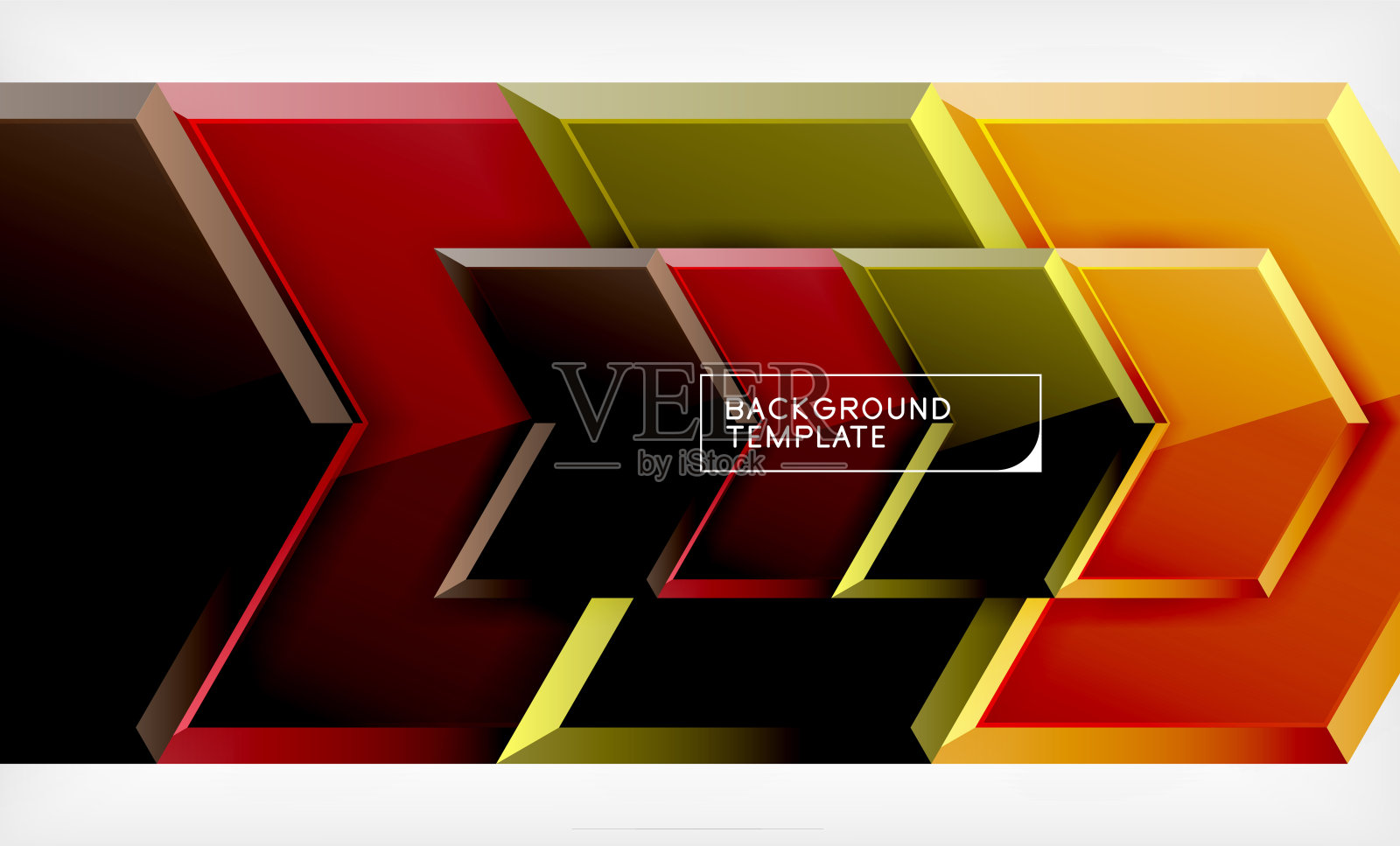 箭头几何抽象背景，方向壁纸概念插画图片素材