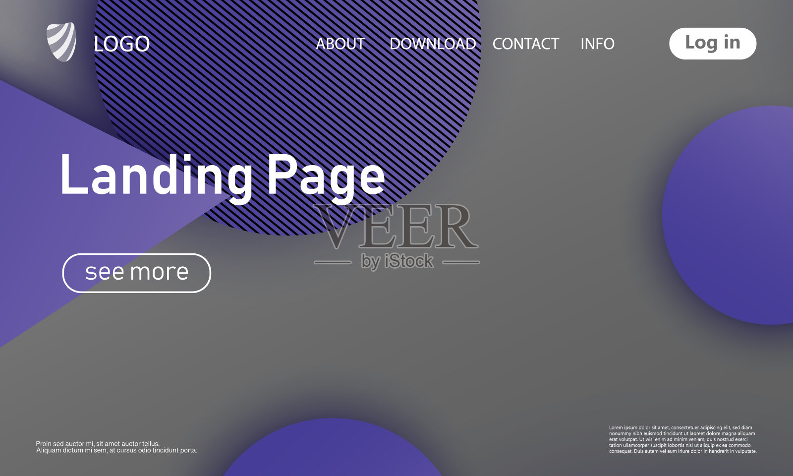 几何背景。材料设计。插画图片素材