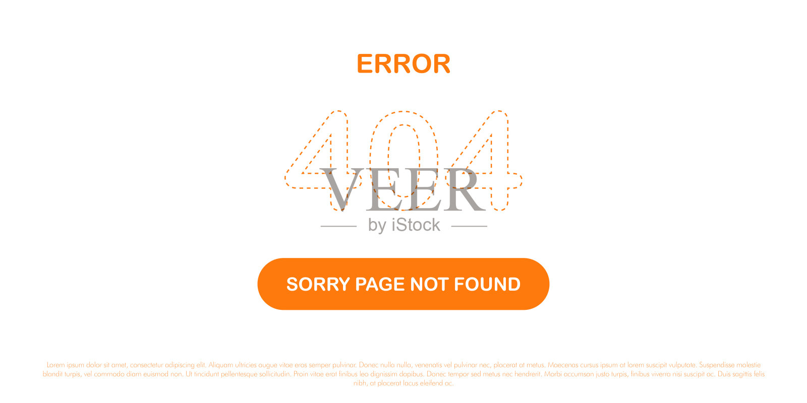 404错误网站没有找到图形设计插画图片素材