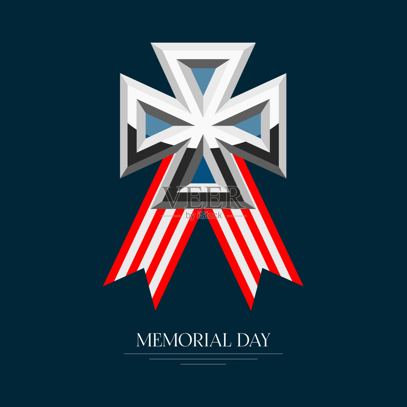 孤立纪念日海报插画图片素材