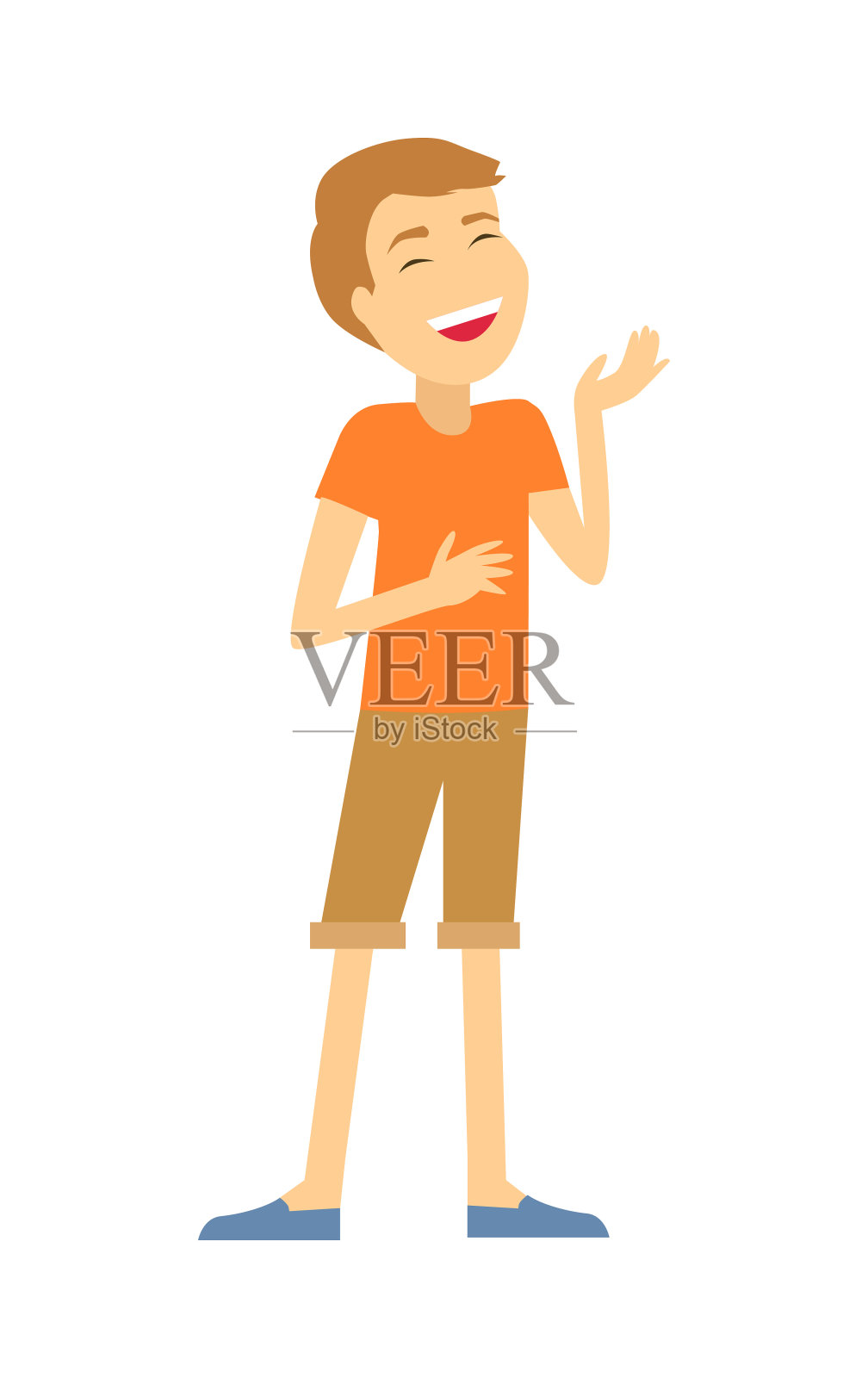 多血型人。向量插画图片素材