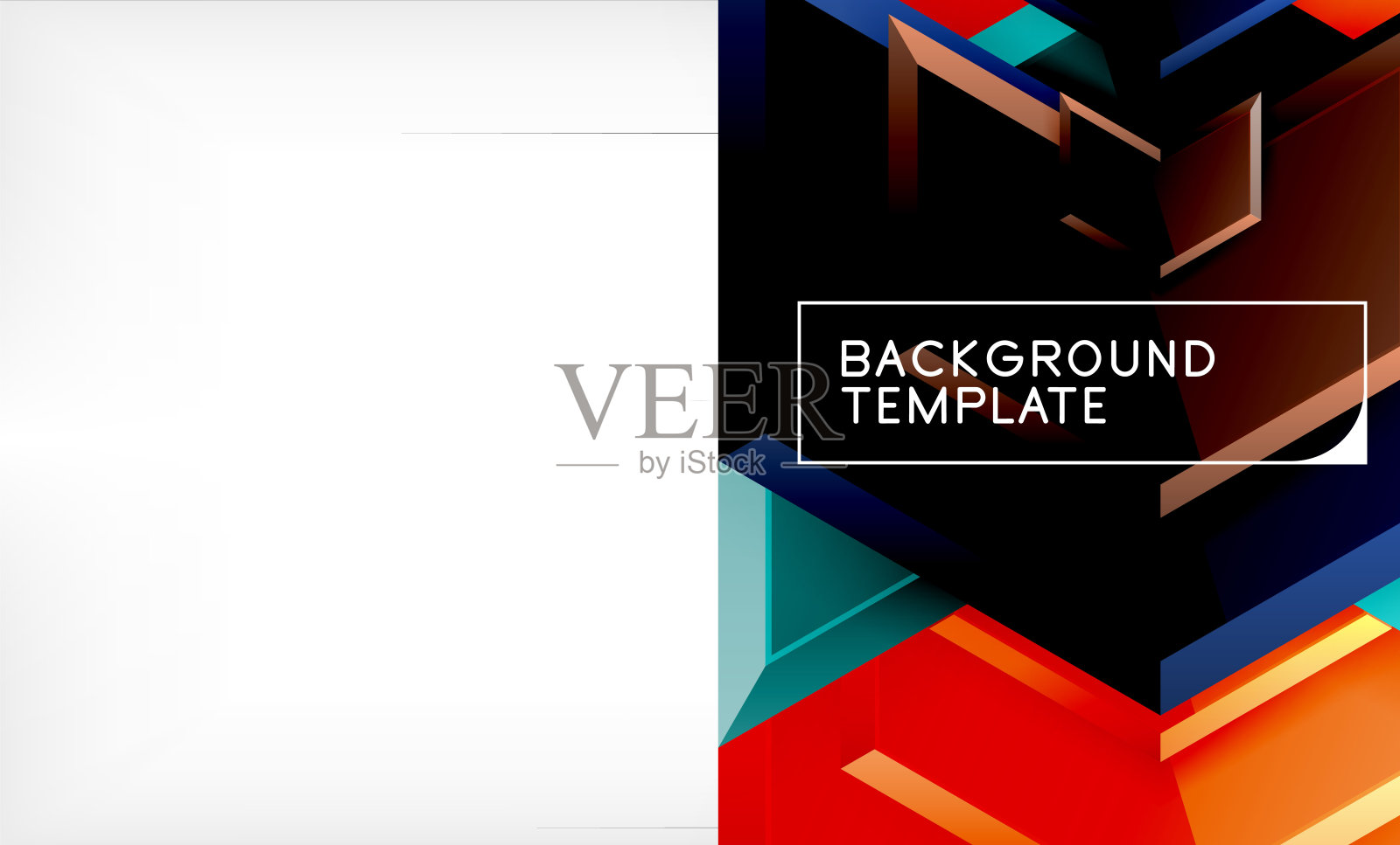 箭头几何抽象背景，方向壁纸概念插画图片素材