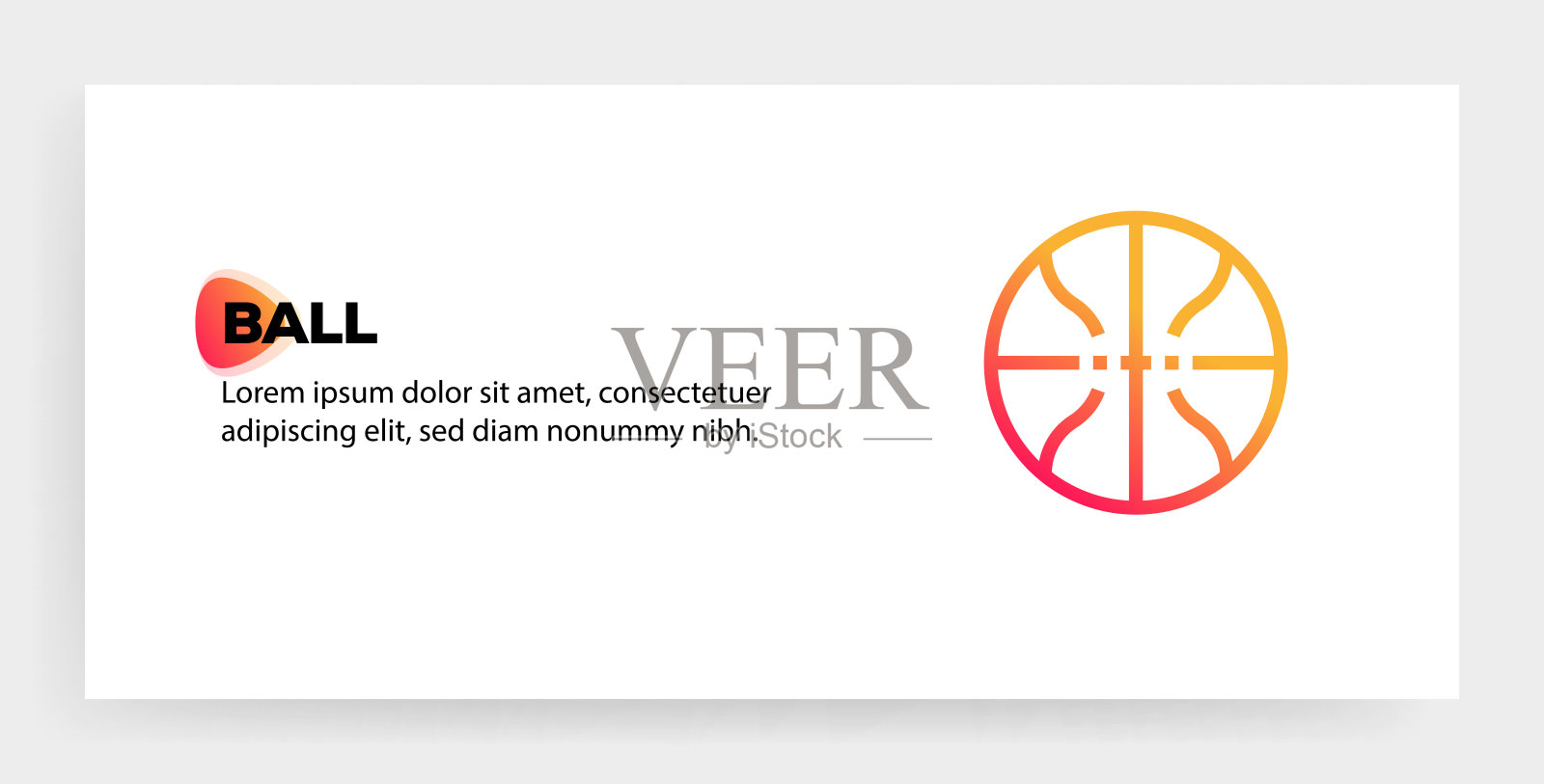 球图标的概念插画图片素材