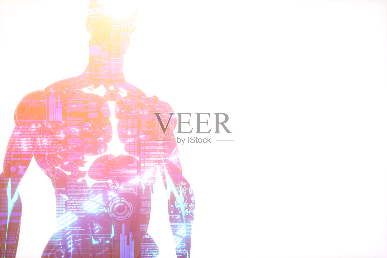 AI网络服务器技术机器人照片摄影图片